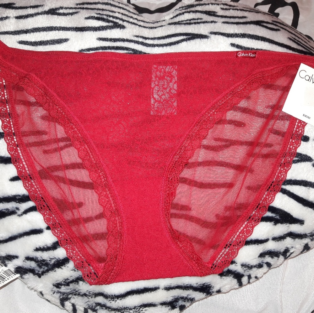 Calvin Klein red undies